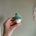 Czapeczka z pomponem na jajka wielkanocne - 1 szt