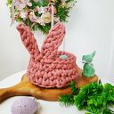 Koszyk zając z uszami