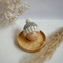 Czapeczka z pomponem na jajka wielkanocne - 1 szt