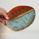 Ceramiczny talerzyk jajko na wielkanoc