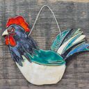 Kogut wiszący ceramiczny