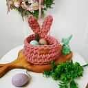 Koszyk zając z uszami