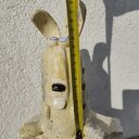 Królik ceramiczny lampion wielkanocny - ręcznie wykonana dekoracja