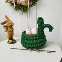 Koszyczek Króliczek The Ester Bunny - wielkanocna dekoracja do domu i dla dzieci