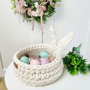 Koszyk wielkanocny Zajączek z uszami 'The Easter Bunny' - duży
