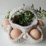 kosz na jajka dekoracje wielkanocne koszyczek na jajka/wielkanocny/ozdobny