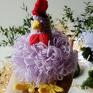 Eve Made Art handmade dekoracje /ozdoba do koszyczka/ocieplacz na wielkanocny kurczak
