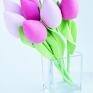 święta prezenty wielkanoc tulipany bawełniane dekoracja 8