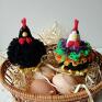 Kurczak/ /Ozdoba do koszyczka/Ocieplacz na jajka/Szydełkowa kurka/kolorowe stolu dekoracje wielkanocne kurka szydełkowa