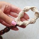 Kolorowa zawieszka na klamkę z pomponów - prezent do domu handmade