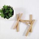 Kwietnik, stojak na kwiaty dąb natural - do donic max 20 cm /h30