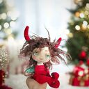 Krampusiątko e-piet. Artystyczna lalka kolekcjonerska