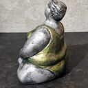 Poranna energia z... Justyną - rzeźba z gipsu (kobieca dekoracja handmade)