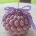 Pora na lawendę. Duża Świeca sojowa bubble z olejkiem lawendowym