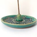Ceramiczny talerzyk na kadzidełko ze stożkiem