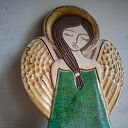 Anioł ceramiczny - Pula Zelena