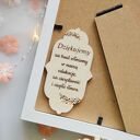 Anioł Stróż w ramce dla nauczycielki - wyjątkowy prezent handmade