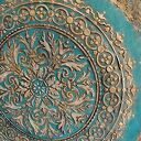 Mandala 43, obraz 3D ręcznie malowany 70x70 do salonu