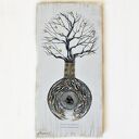 Drzewo nadziei IV obraz malowany na desce