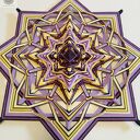 Mandala „Żywioły - ZIEMIA I OGNIA” - dekoracja rękodzieło 3D