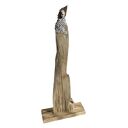 Rzeźba dekoracja ze starego drewna abstrakcja postać figurka /4/