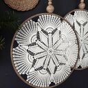 Zestaw 2 łapaczy snów biały Wooden Love - dekoracja ścienna