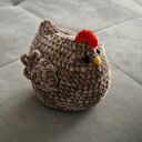 Ozdobna kurka wielkanocna - wiosenna dekoracja handmade
