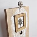 Dekoracja z drewna abstrakcyjna postać figurka /1/