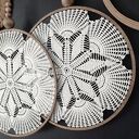 Zestaw 2 łapaczy snów biały Wooden Love - dekoracja ścienna