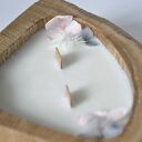 Świeca sojowa zapachowa - w drewnie dębu /matcha&bergamotka/