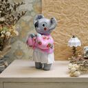 Koala w swetrze z truskawkami - mini figurka z gliny polimerowej