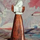 Anioł Wolności PATRIOTYCZNIE Rzeźba z gipsu wys. 13,1 cm