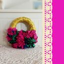 Elegancki i nowoczesny jesienny wianek 25 cm - ręcznie robiony