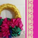 Elegancki i nowoczesny jesienny wianek 25 cm - ręcznie robiony