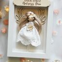 Anioł Stróż w ramce dla nauczycielki - wyjątkowy prezent handmade