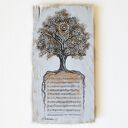 Drzewo nadziei III obraz malowany na desce