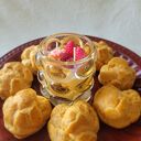 Świeca sojowa handmade - deser z owocami