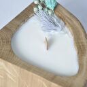 Świeca sojowa zapachowa - w drewnie dębu /truskawka/