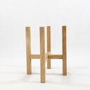 Kwietnik, stojak na kwiaty dąb natural - do donic max 20 cm /h30