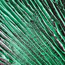 Szmaragdowo seledynowy duży obraz strukturalny 80x160cm