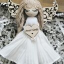 Uroczy Anioł Stróż na prezent - z grzywką | Pakowanie na prezent