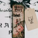 Dekoracyjna zawieszka z zajączkiem w stylu shabby chic