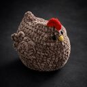 Ozdobna kurka wielkanocna - wiosenna dekoracja handmade