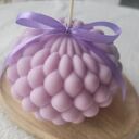 Pora na lawendę. Duża Świeca sojowa bubble z olejkiem lawendowym