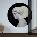 Mural DOTS Venus z księżycem - okrągła dekoracja ścienna