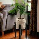 Kwietnik nowoczesny z litego dębu natural do doniczki max 20 cm (25 cm)
