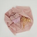 Serce zawieszka z koronką