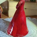 Krasnal ceramiczny na Boże Narodzenie - handmade, ok. 14 cm