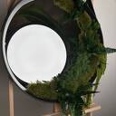 Lustro "Księżyc Natury", mech i rośliny stabilizowane