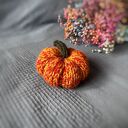 Dynia ozdobna handmade, rozmiar L, kolor żółto - pomarańczowy - 1